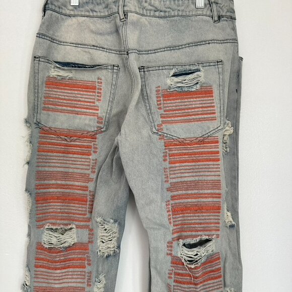 Verdict Still Out Distressed Jeans Size 30 - Picture 6 of 13